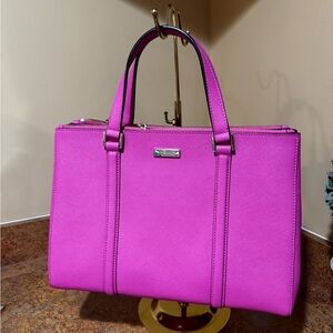 Kate Spade Pink Satchel, Like New